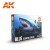 AK Interactive Blue Uniform Colors 3rd Generation Acrylics 6pcs AK11618